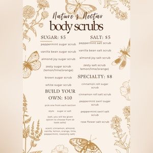 homemade body scrubs